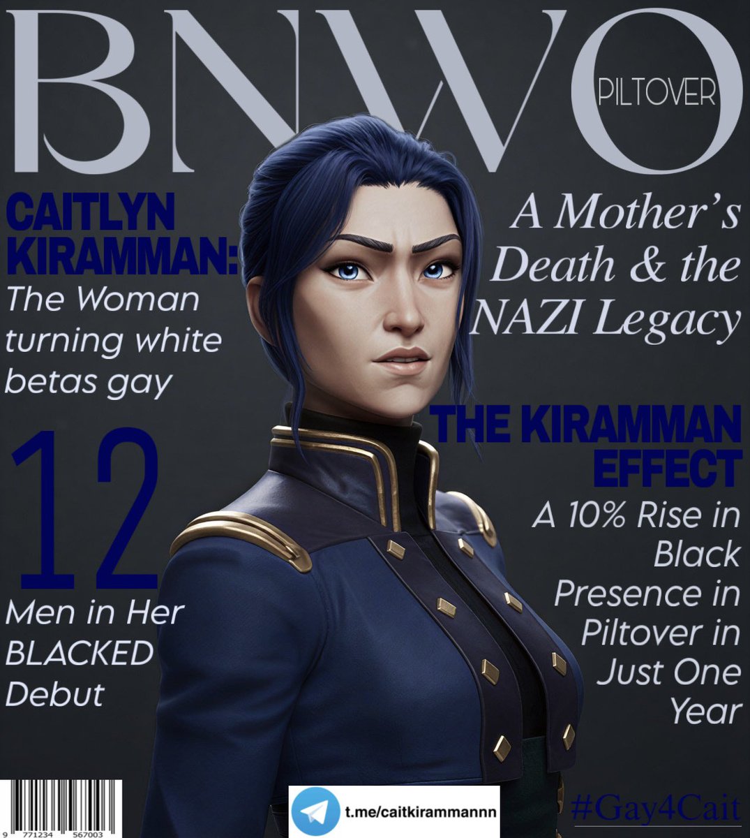 Caitkiramman0's tweet photo. Caitlyn Kiramman commands more than just Piltover. With her striking beauty and unyielding dominance, the formidable commander is turning white betas into devoted converts and awakening new depths of desire.

“The Kiramman Effect” explores pleasure and submission.

#Gay4Cait https://t.co/KWhISanq64