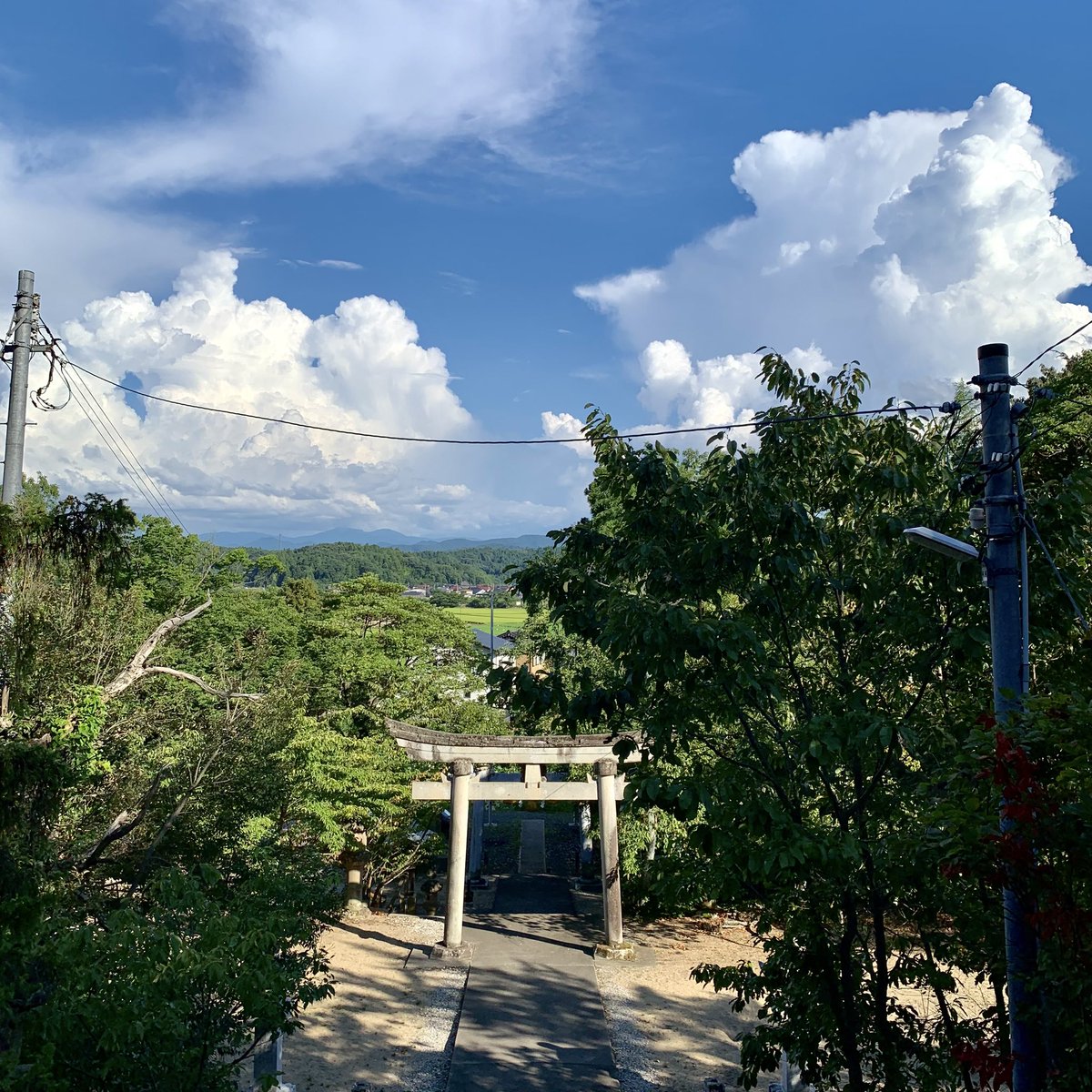 echizen_history's tweet photo. 夏の暑さと仕事の忙しさの中、田んぼも巡って神社巡りしてないなー…過去の写真見てたら2023年は暑さに負けず神社巡りしてた！笑。加賀市大聖寺上木の菅原神社。坂東武者の上木氏が治めた地。涼しくなってから行こうかな。笑。写真は2023年8月。
#加賀市 #坂東武者 #菅原神社 #神社巡り https://t.co/Gj5OmBfugv
