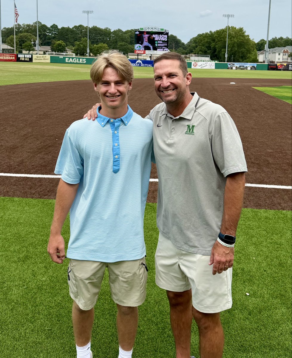 NelsonI_19's tweet photo. Really enjoyed my time today with @jackson_rod36 and @BubbaParkx at @MCCEaglesBSB. I am very thankful to have received my first offer to play college baseball. https://t.co/HUxyjYdutr