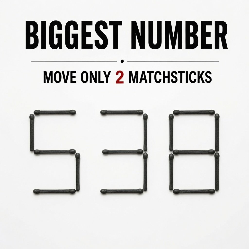 FoziaJaan55's tweet photo. If you're genius then make a bigger number moving by 2 Sticks 🍡 https://t.co/1jlQeF4VHj
