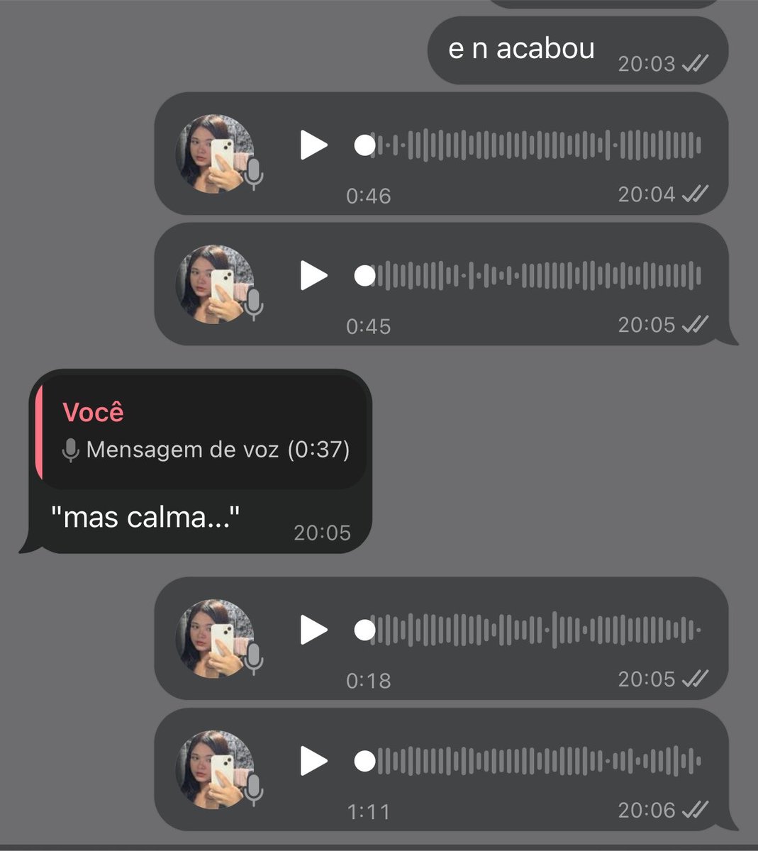 whotfisbiab's tweet photo. os papéis se inverteram e ela n pode nem me julgar pq eu sempre escuto td q ela manda 👍🏻👍🏻👍🏻 https://t.co/o35FcucjL8