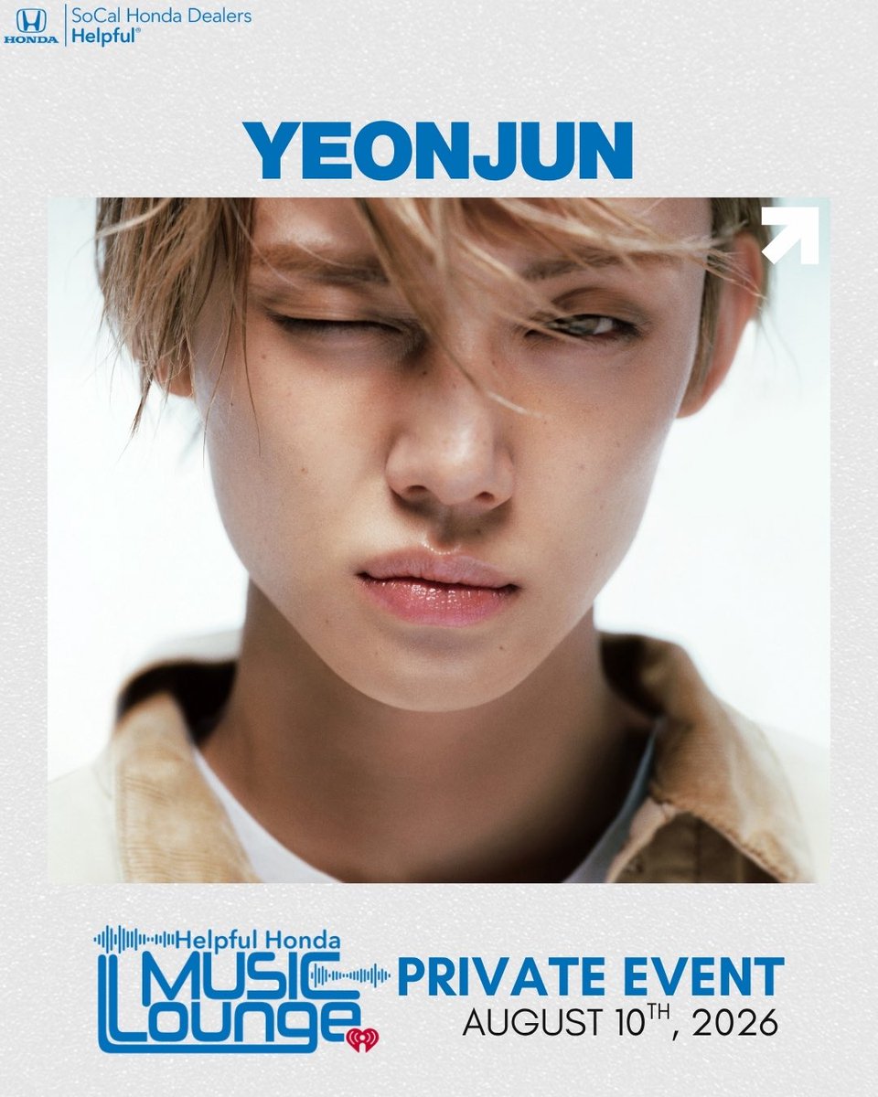 1027KIISFM's tweet photo. Join us for a special interview with #YEONJUN in our #HelpfulHondaMusicLounge 😎❤️ It’s going down Monday, August 10th and it’s hosted by the one and only, @jojowright! 👏 Hit up our website https://t.co/VHhXz04ZMm to enter! 🙌 @TXT_bighit https://t.co/31eanWbLNW