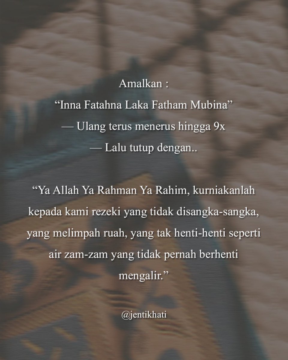jentikhati's tweet photo. Sesiapa yang ternampak ini, semoga anda diberikan kesihatan, dipermudahkan urusan, dibukakan pintu rezeki seluas luasnya, dilimpahkan keberkahan untuk setiap ikhtiar, bahagia selalu dan senantiasa dalam lindunganNya. Bersyukur lagi dan bersyukur selalu. https://t.co/uUJgCGbluy