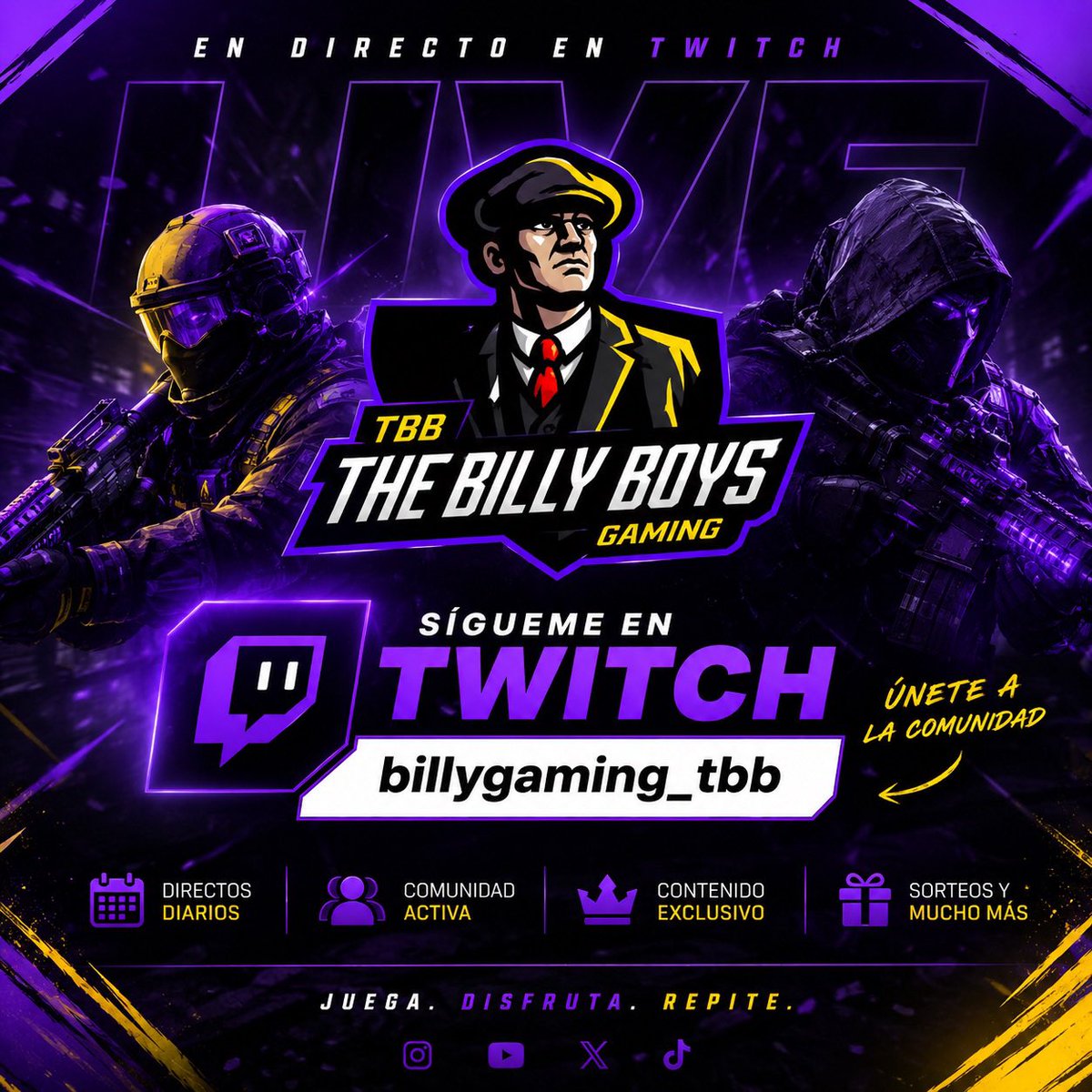 billyesports's tweet photo. Estoy en directo ahora por #twitch jugando #blackops7 https://t.co/X7U9P4Z8j2 https://t.co/cynJnjpTVT