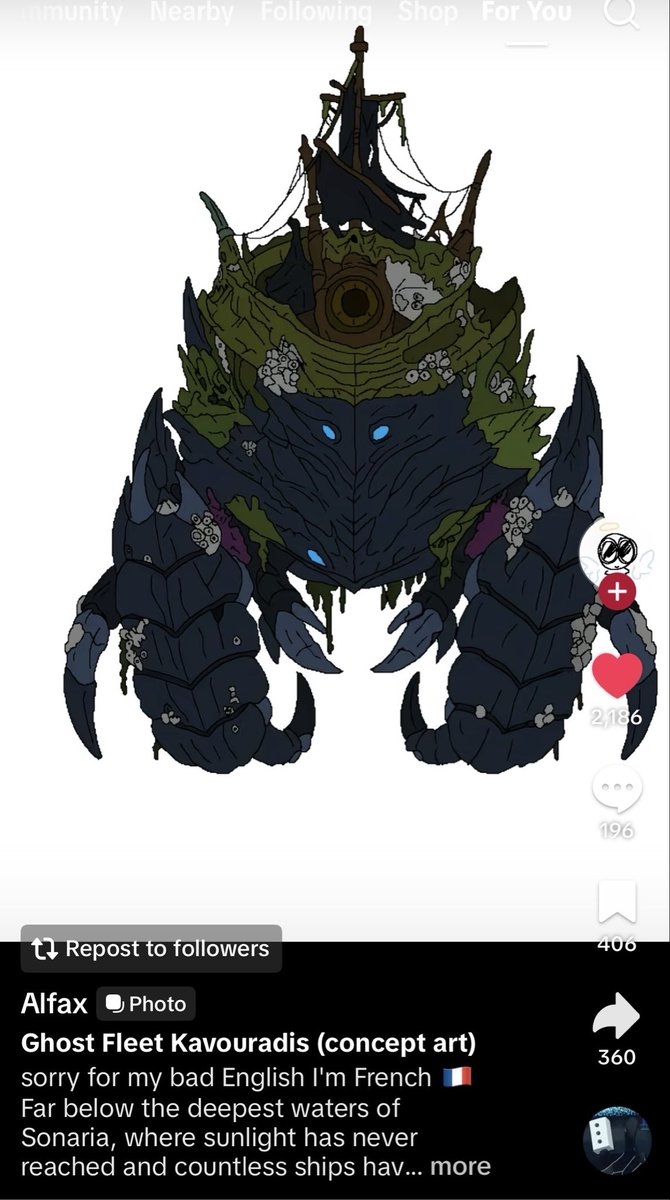 AverageTunaFish's tweet photo. @SonariaRBLX Here is a concept art for the sub species of kavouradis https://t.co/ltdw0tkpjJ