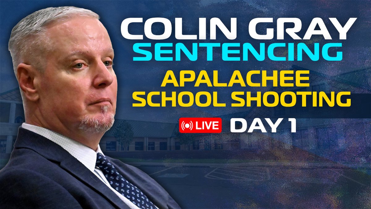 trialTVLive's tweet photo. 💥 Colin Gray: Apalachee School Shooting Sentencing - Day 1

🗓️Thursday, July 30
🕘8:45am ET
👀 https://t.co/TsWq1cLOCp

It's time for Dad to face justice. Join in the conversation live....

#ColinGray #ApalacheeHighSchool #SchoolShootingTrial #ColtGray #GATrials #TrueCrime #GeorgiaTrial #TrialTVLive