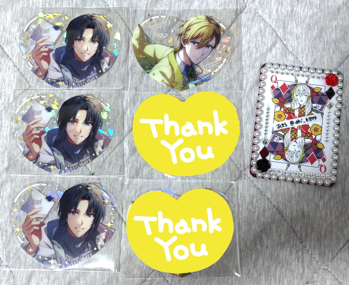 aki_k874's tweet photo. 【交換】
アイドリッシュセブン アイナナ 
ぴくりあコレクション premium Vol.3 16PRODUCERS
譲）☆一織、ナギ、☆天、トウマ
求）千、大和
初回ツイフィ内プロカ必読、郵送。
大和は千含む交換のみ。☆は無印含む交換のみ。
天とトウマは再交換分。
検索からでもぜひお声かけください。 https://t.co/3BSaHRnPYj