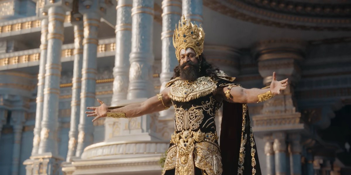 MNVGowda's tweet photo. Ravana Char will be remembered ansuthe💥.

Kannada dialogue delivery is too good. 

#Ramayana #Yash  #Ravana https://t.co/2DbZK3IIyr