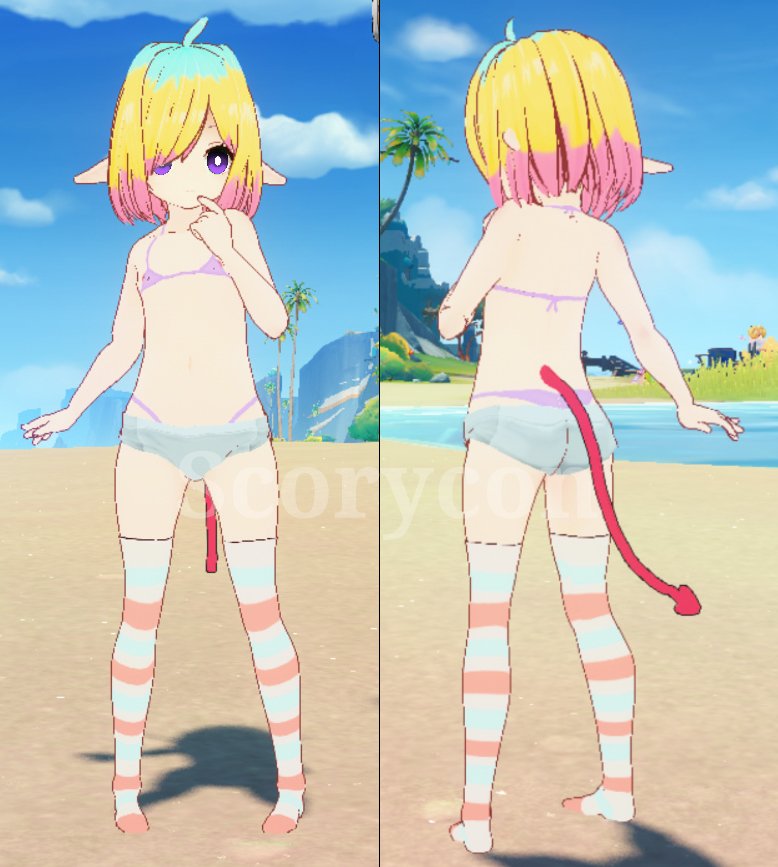 scorycon3D's tweet photo. Katt Mod in Genshin Impact 🔞 (1/2)
↓ Spicy version in comments ↓
#lolicontwt #lolitwt https://t.co/ZDLLeXaz1l
