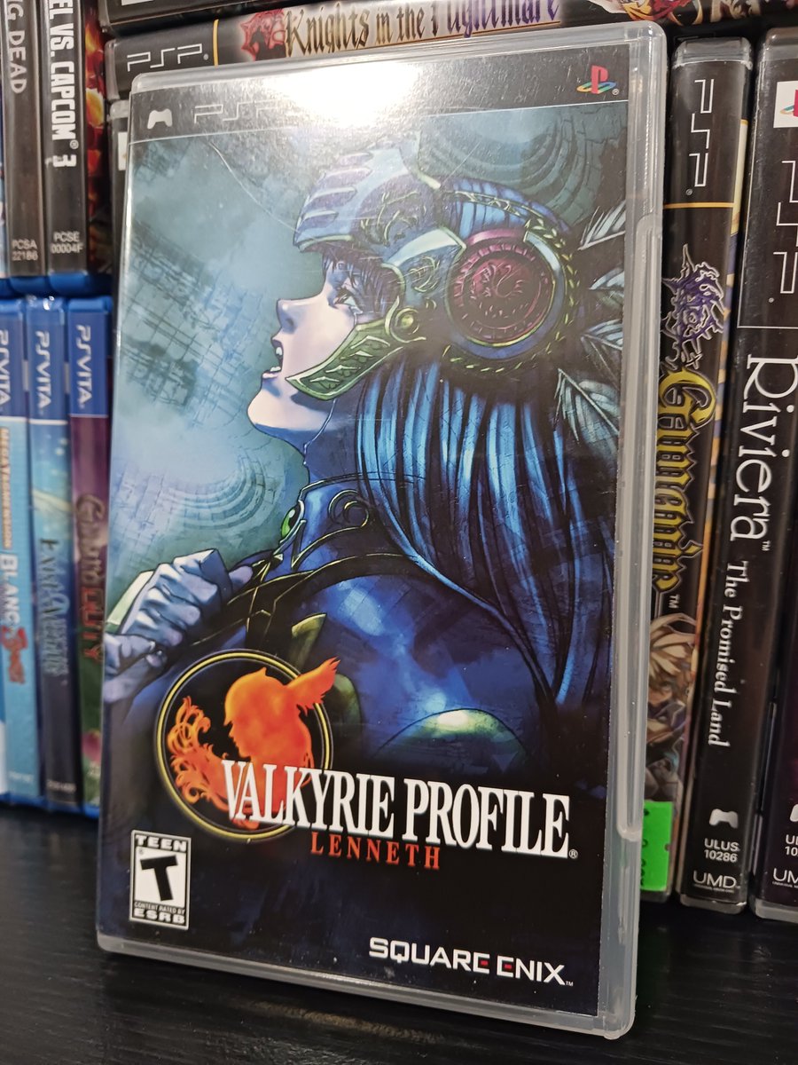 FrappMocha's tweet photo. One of the best rpg I played on the good old Sony PSP. I can still hear the Valkyrie shouting "Nibelung Valesti" (I hope I got it right 😁)
Beat this game, but I got the most disappointed finale. Me thinks I should give it a try again to get a different outcome.
#PSPWednesday https://t.co/QQFu0si9sE