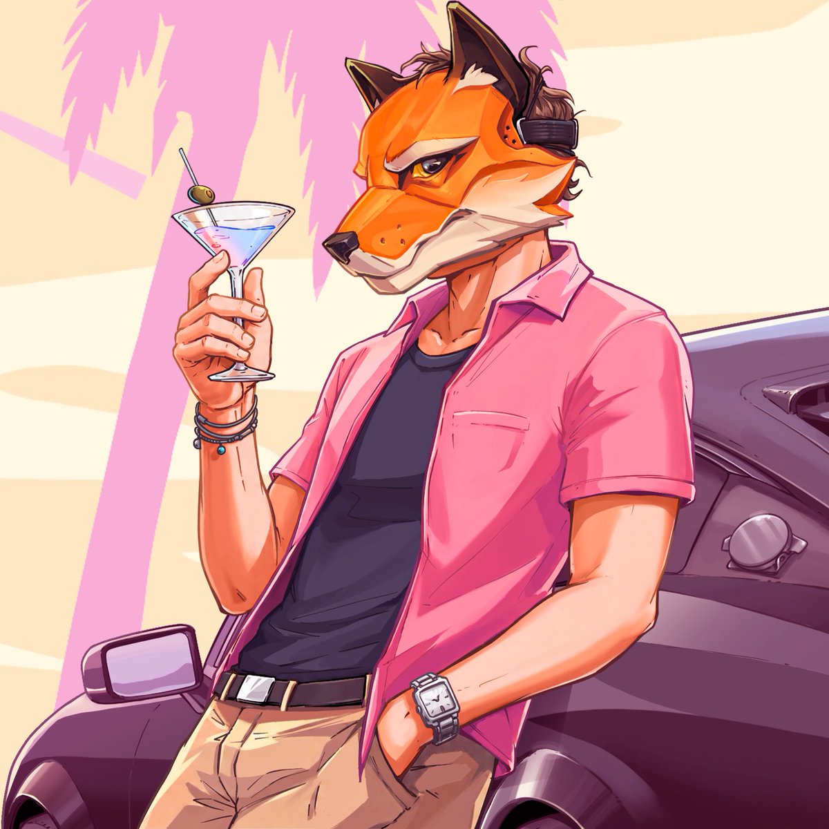 Welsh_Turkey's tweet photo. I have a New look! 🍸🦊🏝️ 

GTAVI is on the horizon, So it’s about time I got ready in style. 

Massive Thank you to @romanowadim for working closely with me along the way to bring this piece to life! https://t.co/fKPHCjnWm7