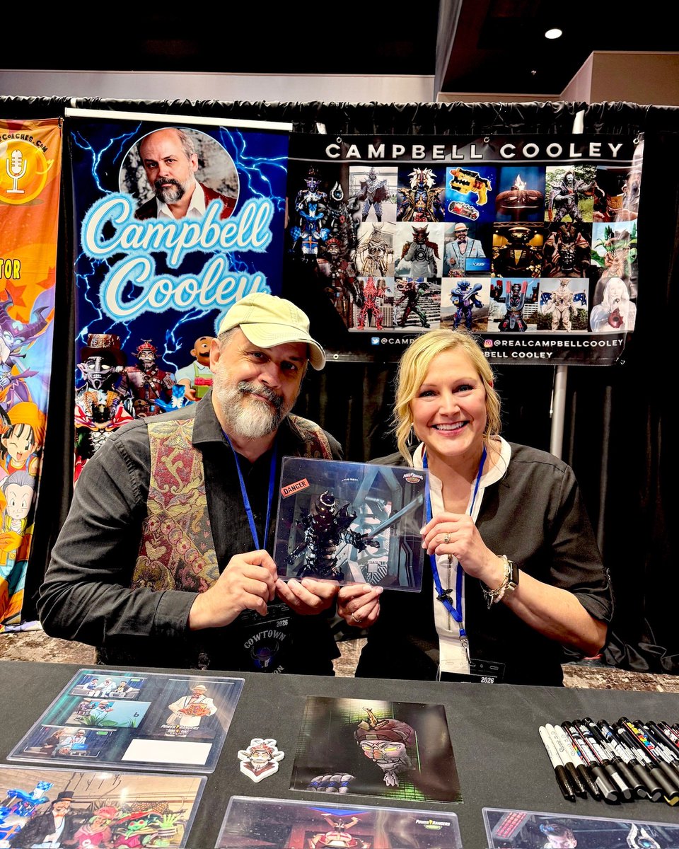 EliseBaughman's tweet photo. Thank you, Cowtown Comic Con, for an amazing weekend.🔥 I loved hanging out w/fellow guests, artists, vendors, &amp; attendees. 😊❤️
Shoutout to the organizers &amp; volunteers for making sure everything ran smoothly and that everyone had fun! 🎉
#cowtowncomiccon #dbgtpan #sparkingzero https://t.co/65fB62UDeg