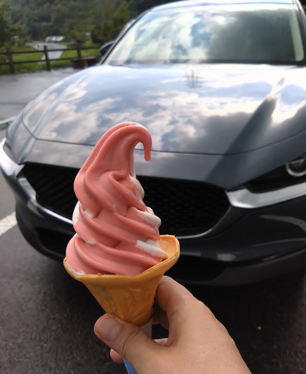 ahata1224's tweet photo. 7時前にガソリンを入れて来たけど、cx30を4台も見かけ、帰りは後ろがMAZDA3だった。
(出勤途中の夫ともすれ違った🤣)

早いもので乗り始めてから1年1ヶ月経ったけど、すごく運転しやすくて快適な車✨
これからもよろしくね相棒君!!
#cx30
#30day
#マツダ https://t.co/jnxnxCZEat