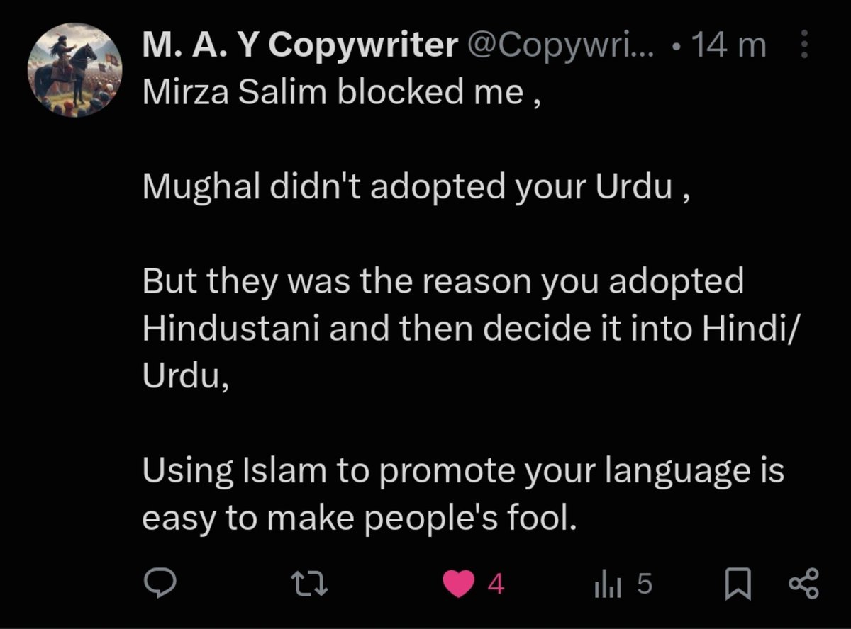 daaxko's tweet photo. This coward Mirza Salim blocks anyone who refutes him including me https://t.co/Q0JX0mAeXY