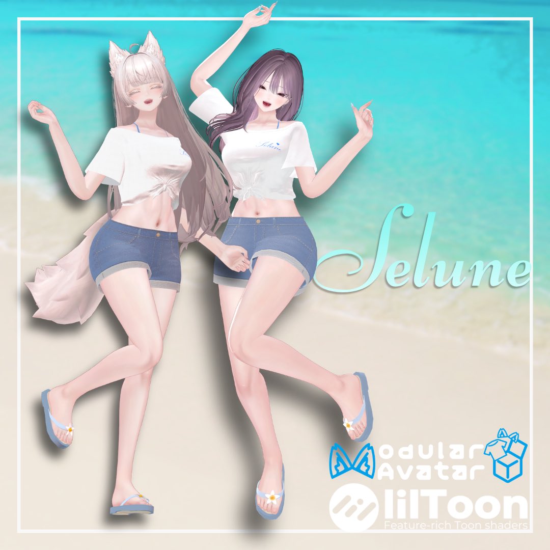 torimochi_3d's tweet photo. 【無料配布】

🏖 LUMINA専用フルセット衣装『Selune（セルーン）』公開決定‼️

📅 7/31(金) 19:00 ～ 8/2(日)
期間限定で無料配布します‼️

当日にもポストでお知らせいたします✨

#VRChat #LUMINA_EX #ルミナ3D #とりもちショップ https://t.co/JqFhpleb9f
