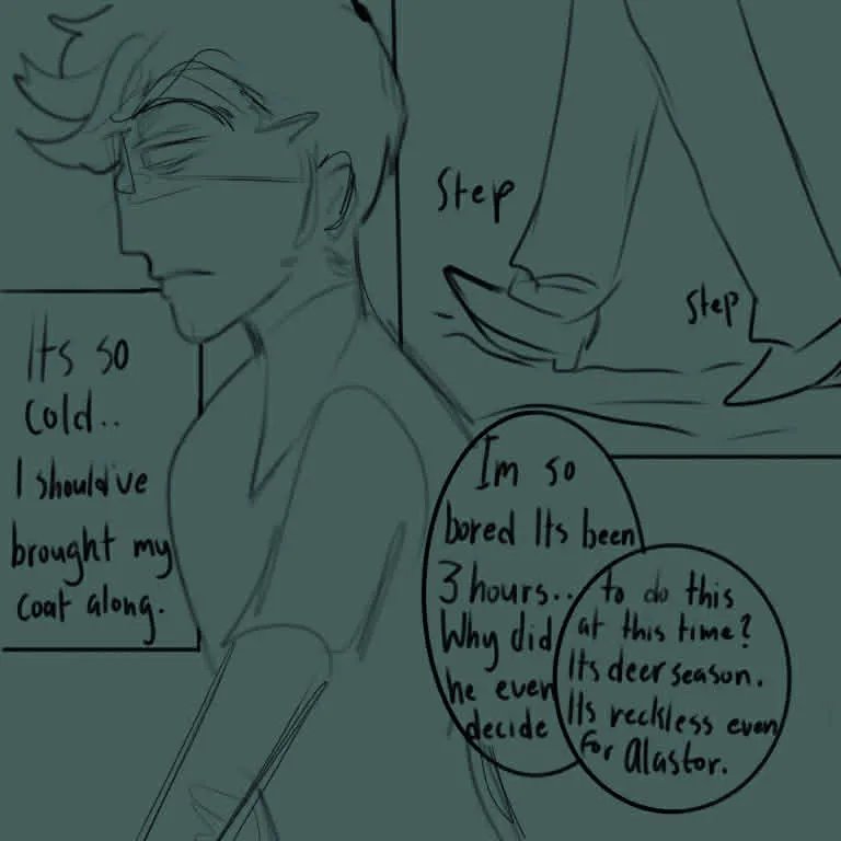 grellronceo's tweet photo. An au where Vincent dies first 👀 
#murdermedia #alvox #radiostatic 

Part 1/??
Idk i forgot https://t.co/aADEp2CHSW