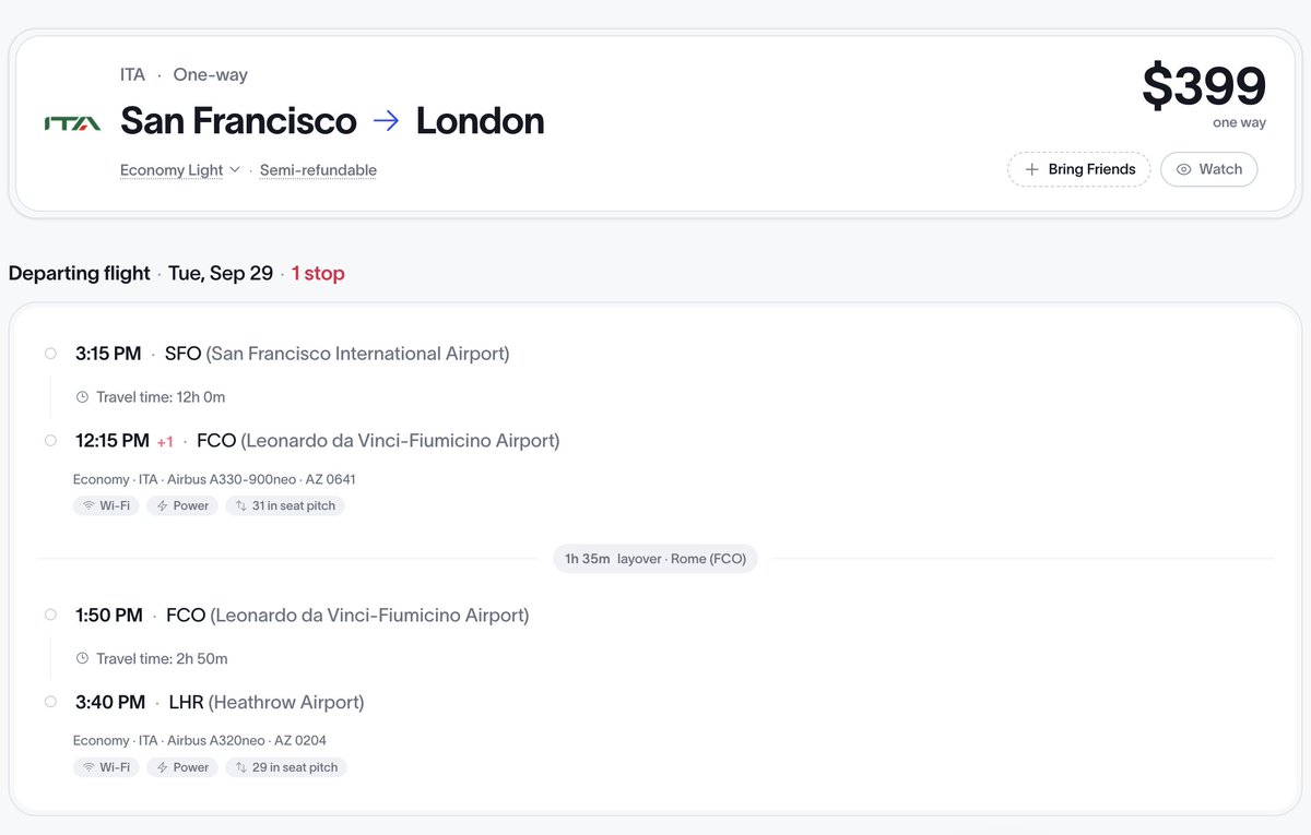soarflights's tweet photo. San Francisco to London $399 https://t.co/aEAUIagA69