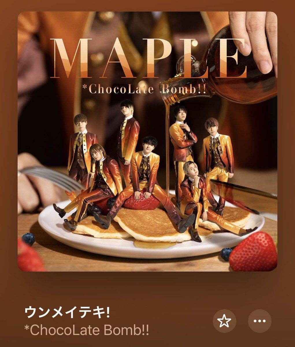 Paeonia_07's tweet photo. 昨日研修で講師の先生が運命的なって言った瞬間ウンメイなんです！って頭に流れて笑いそうになったの耐えたの偉いと思うw

改めてMAPLE良アルバムー🫶🏻 https://t.co/AjU8JPCzJj