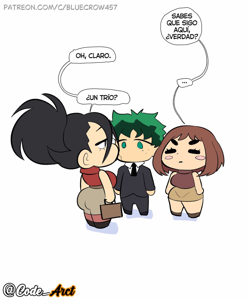 Code_Arct's tweet photo. Es curioso el fandom de My hero academia.

En un momento, Deku es un cuck fracasado, y en otras es un ganador que se folla a todas.

Artista: @blue_croow https://t.co/qXZWEbzKyH