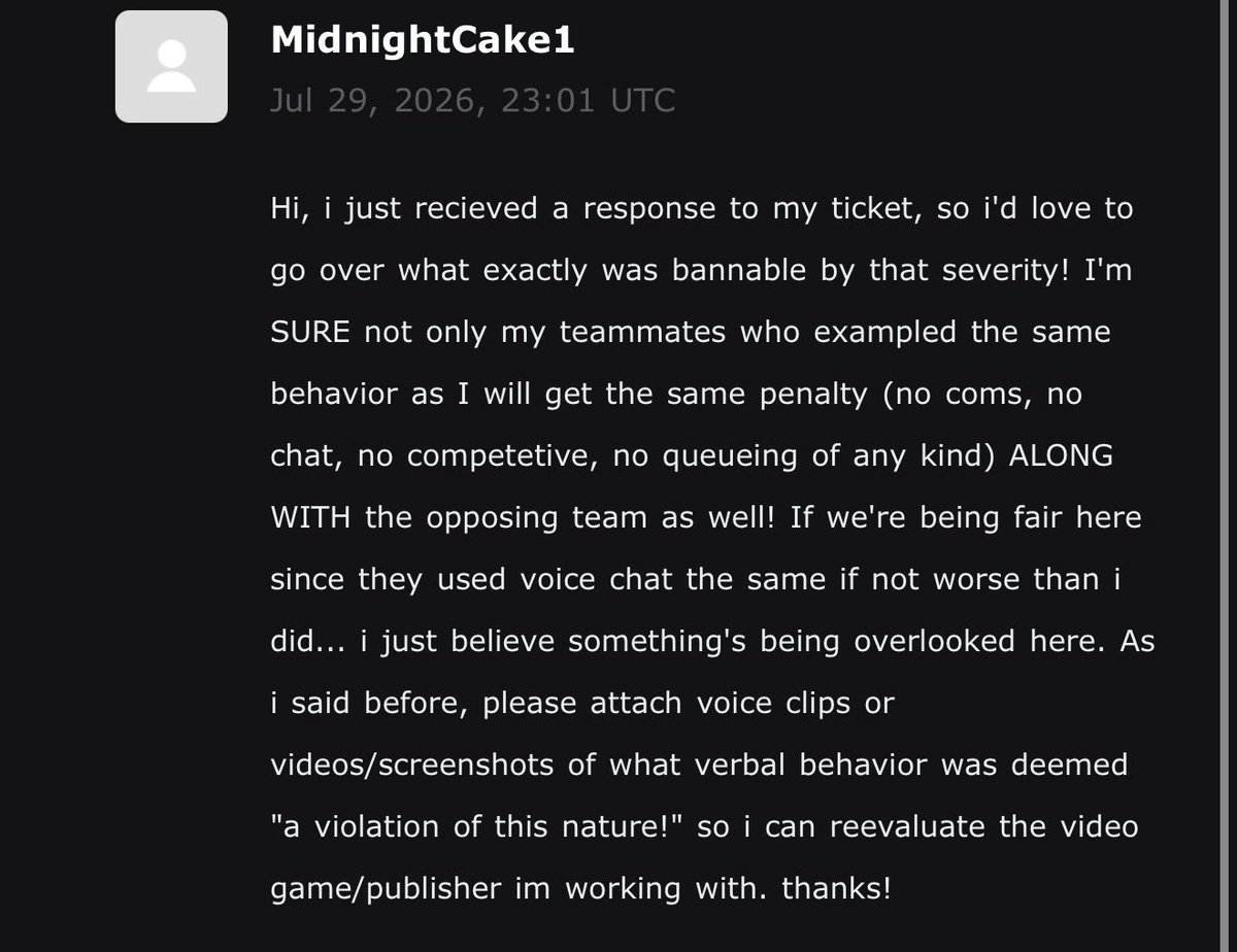 thenickolbash's tweet photo. So apparently @RiotSupport @VALORANT don’t answer questions or discussions! Just wait till they find out about alt accounts🫩🥀😭😭

#valorantsupport #valorant #riotgames #riotgamessupport https://t.co/TLbnbPwQDh