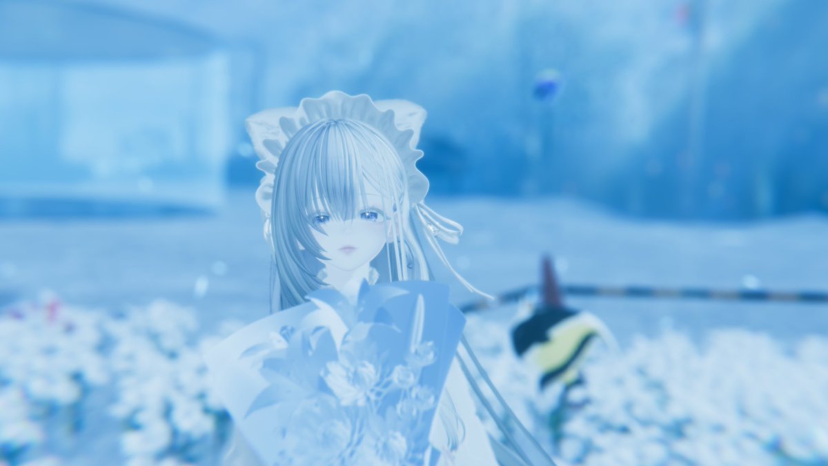 Lam1_2250's tweet photo. おはよー☀️

 #VRChat
 #Misaki3D https://t.co/5Rkd79RZuE