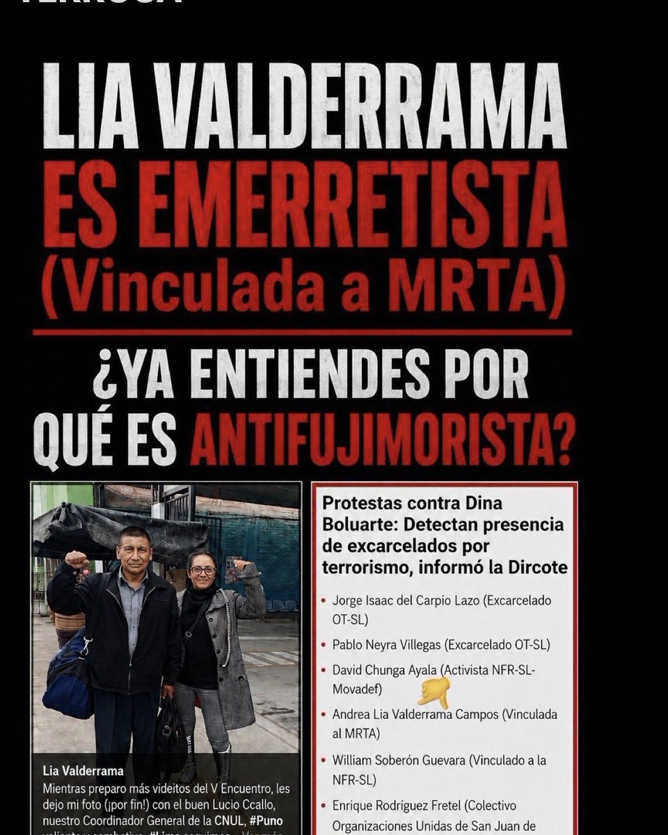 peruliberal1's tweet photo. @LiaValderrama https://t.co/R2sB8VGEKk