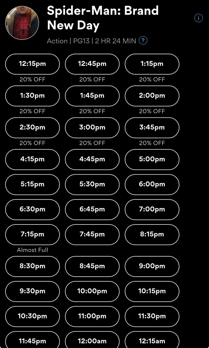 joerussotweets's tweet photo. I don’t think there’s enough SPIDER-MAN screenings tomorrow. https://t.co/o8xqzxHM6K