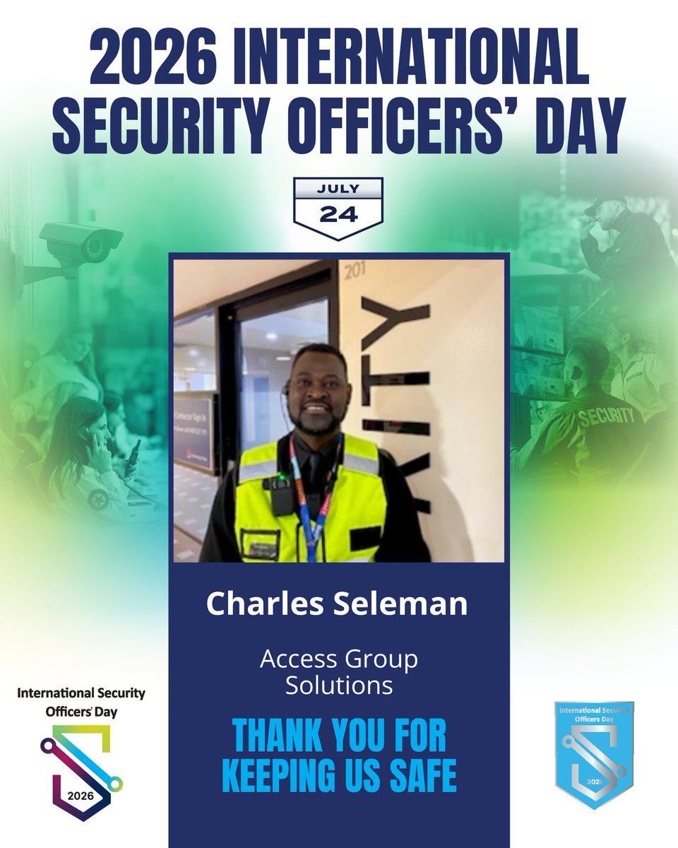 asial_au's tweet photo. Today's featured Security Officer in celebration of #InternationalSecurityOfficersDay is Charles Seleman from Access Group Solutions, in Dandenong, Victoria.
Thank you for keeping us safe!
#ISOD #ThankYouSecurityOfficers #ASIAL #ASIALMember #Security #SecurityIndustry https://t.co/pH8OjwfWhQ