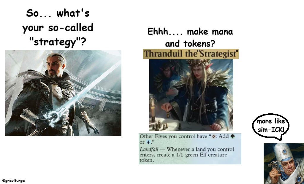 graviturge's tweet photo. been really digging the mtg hobbit spoilers so far! thranduil seems cool, i guess.. https://t.co/Ukd3Ov0qbI