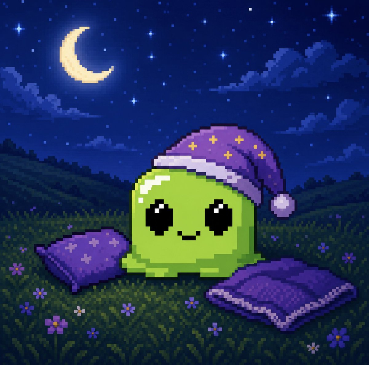 RobinhoodSlimes's tweet photo. gn slimes 
slip well 💚 https://t.co/vsYNNjENhu