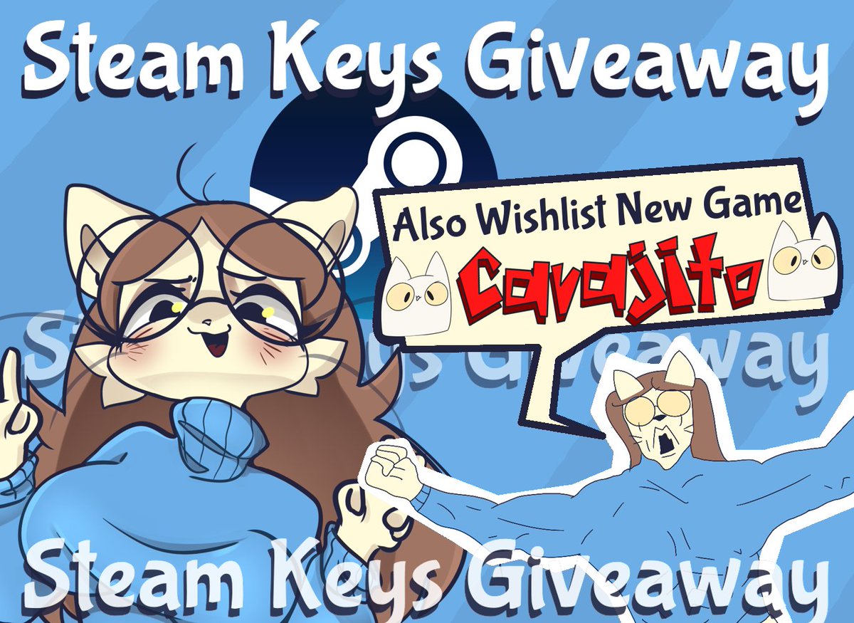noodle_stud1's tweet photo. So I made a new game called Carajito and I wanted to promote it through another COZY TWINKIE 🔞 KEYS GIVEAWAY (Yeah 3 Steam Keys)

To enter:
-Like & RT this post
-Follow @noodle_stud1 
-Comment Anything idk lol
-Wishlist "Carajito" on Steam (You don’t have to do it, but if you do, it’d really help me)

#CozyTwinkie #SteamGiveaway #CozyGames #gamedev #IndieDev #IndieGame #GameDev #CozyGame #steamcard