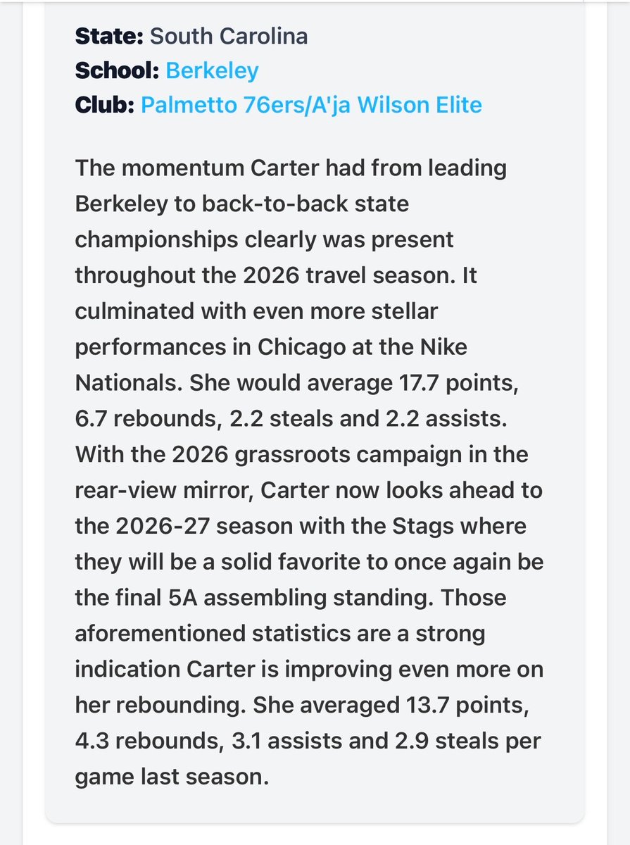 Alaina_Carter28's tweet photo. Let the work speak 🫡🤫 . #work #StayDown #HardWorkPaysOff #AC3  #BIGGUARD I I’LL@PGH_SCarolina @ladystagshoops @palmetto76erawe 💛💙🤍❤️🦌 https://t.co/LlYEwHLgZx