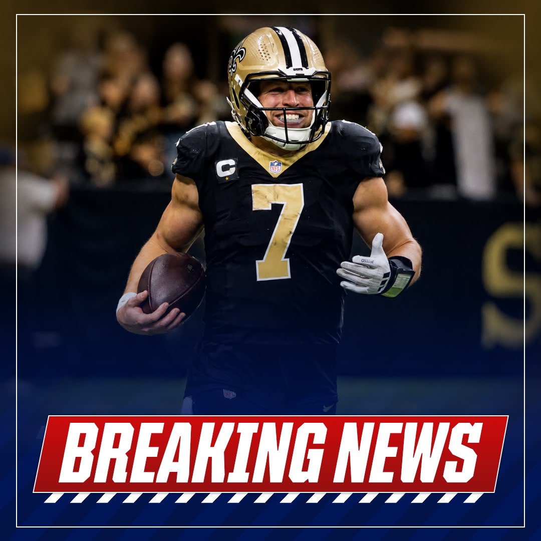 MySportsUpdate's tweet photo. Former #Saints QB/RB/WR/TE/ST Taysom Hill has announced he won’t be back in New Orleans after nine seasons. 

He is currently a free agent. https://t.co/c4TwszXnYu