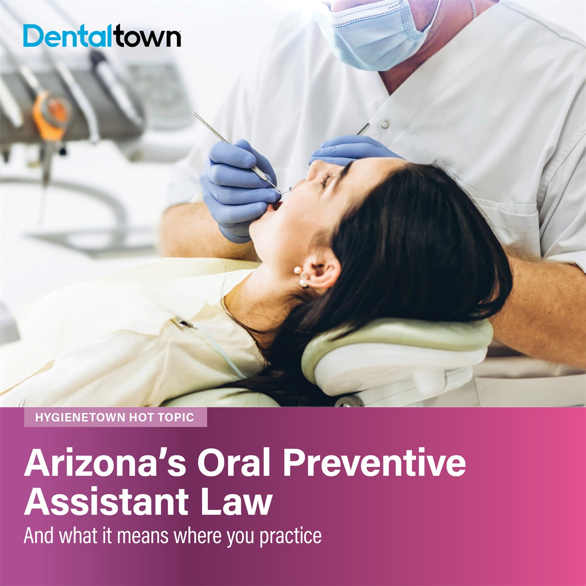 Dentaltown's tweet photo. Arizona's new Oral Preventive Assistant law lets certified assistants scale healthy patients under supervision. Supporters call it a fix for the hygiene shortage, critics worry about training standards. 
➡️ https://t.co/Q85JPvTAPL 
#Dentaltown #Hygienetown https://t.co/WZRy1jkRiH