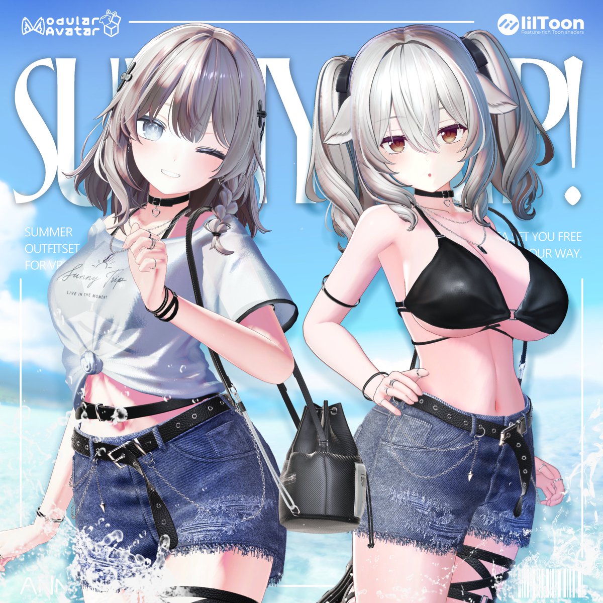 ANNYON_3D's tweet photo. ☀️ 夏、本番！
海でもプールでも、VRChatでも。
今年の夏は SunnyTrip! で思いっきり楽しもう🏖️✨
水着コーデで夏気分を満喫しませんか？🌴

URL:https://t.co/aq4K3RIoix

🌺 SunnyTrip! 絶賛販売中！
気になったらぜひチェックしてください✨

いいね＆RPで応援していただけると嬉しいです！
#VRChat #ANNYON_3D