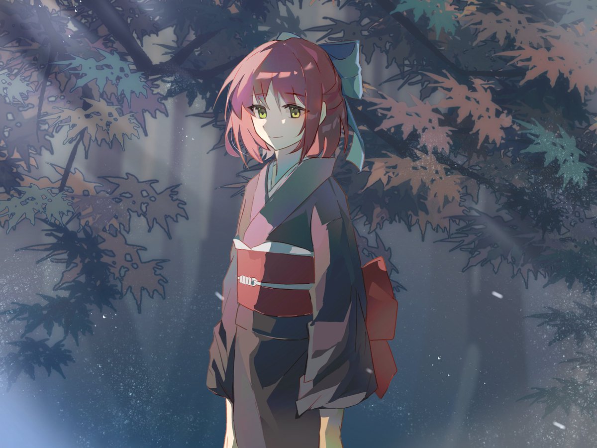Pilokio2's tweet photo. What was she thinking at that moment?  #kohaku 
 #Tsukihime https://t.co/0nAiR6W42c