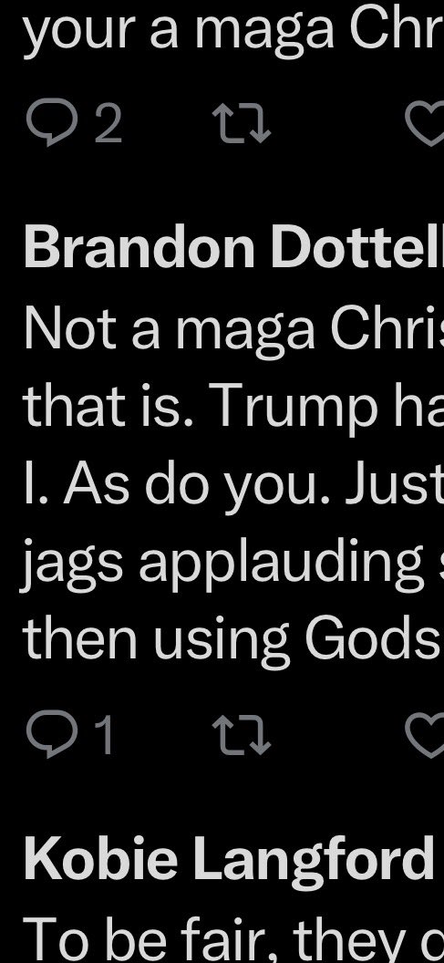 AydenMidas's tweet photo. @BrandonDot86477 @KobieRay @Jaguars Brother now you wanna switch up , you clearly stated this and that wasn’t true. You don’t gotta like what another woman or man does. Tbh it’s not your business. You’re not God so why judge. We all will be judged by God , not Brandon  😂 https://t.co/pHD78Jt7nI