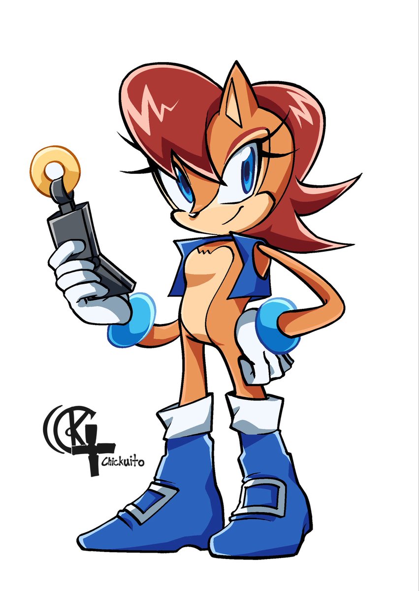 Chickuito's tweet photo. Basically how Imagine these two in Sonic X
#SallyAcorn #Nicolethehololynx https://t.co/wr0gjDIj1d