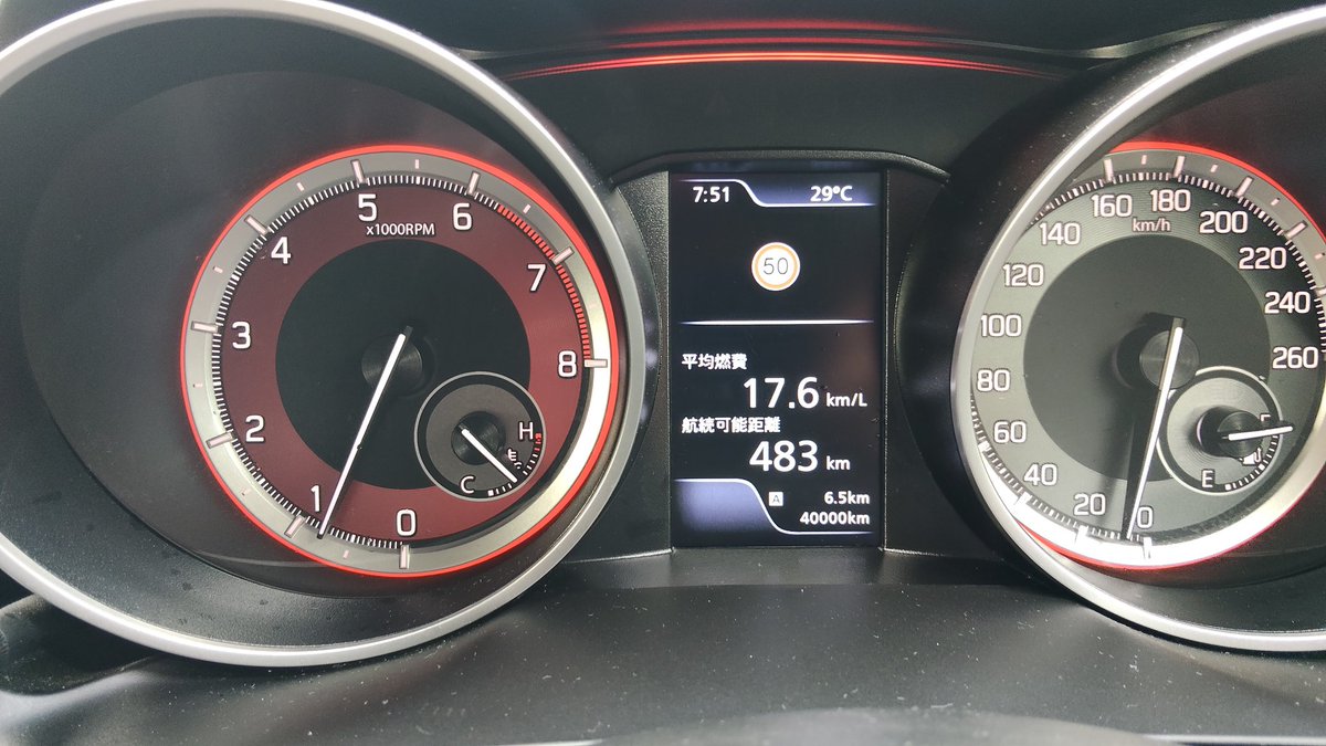 ZC33syu's tweet photo. 3年と4ヶ月で40000km達成。
最近、投稿するネタがないので、今日はこれだけ😅 https://t.co/CXbC2mXj56