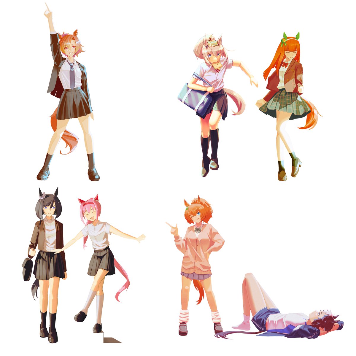Wensday_Illus's tweet photo. I'm at a loss of words for how good these drawings turned out :)
#Umamusume https://t.co/f10ltrI10m