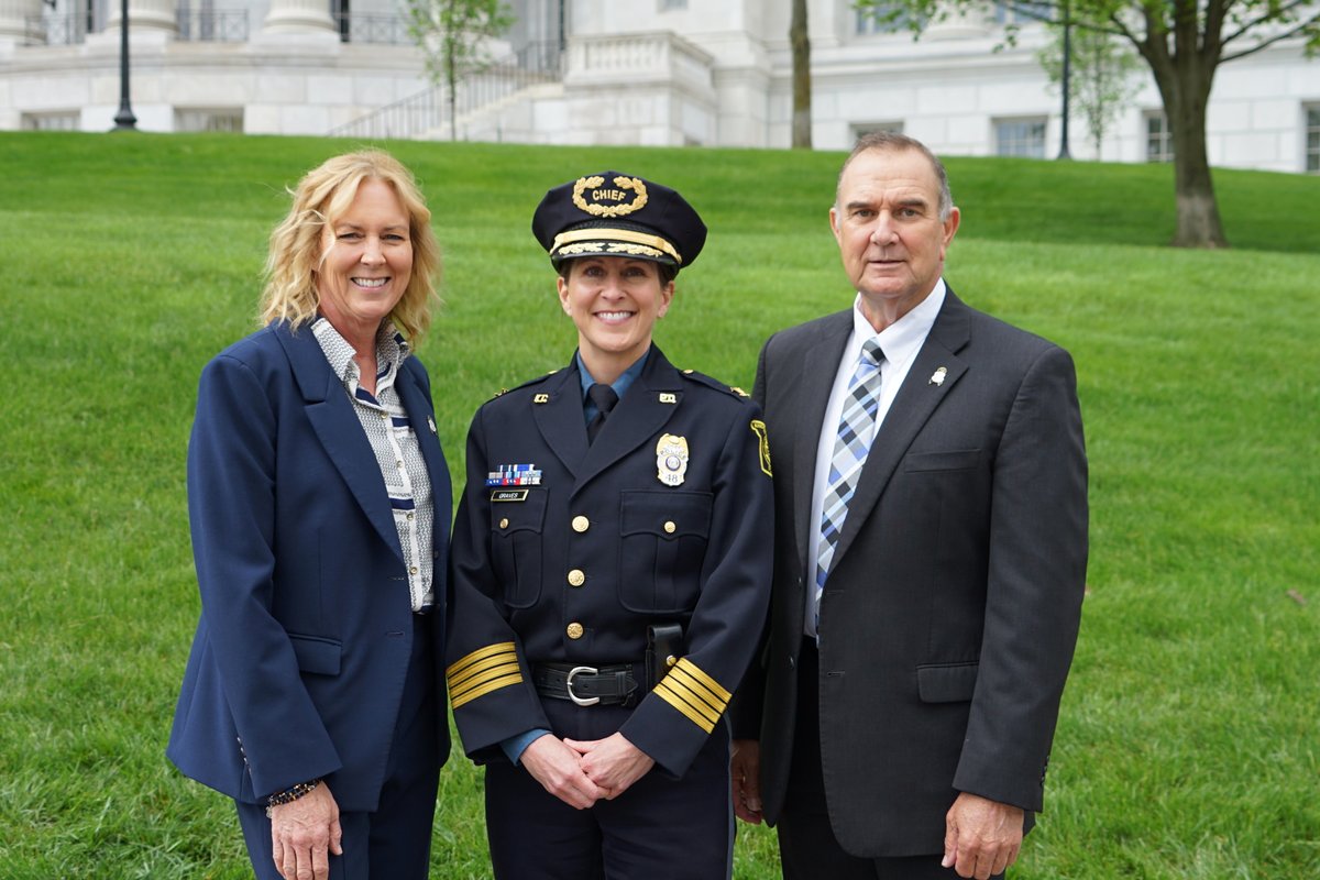 GovMikeKehoe's tweet photo. Chief Stacey Graves has dedicated her entire career to serving the people of Kansas City, first as a civilian records clerk before rising through the ranks to become the chief of police. That achievement, along with the legacy she leaves behind at @kcpolice, stands as a true testament to her extraordinary career. 

Those who choose to serve in law enforcement make a commitment to serve others before themselves, and Chief Graves honored that calling with steady leadership, sound judgment, and quiet resolve through some of the city’s most challenging moments. Claudia and I wish Chief Graves and her family every blessing in retirement.