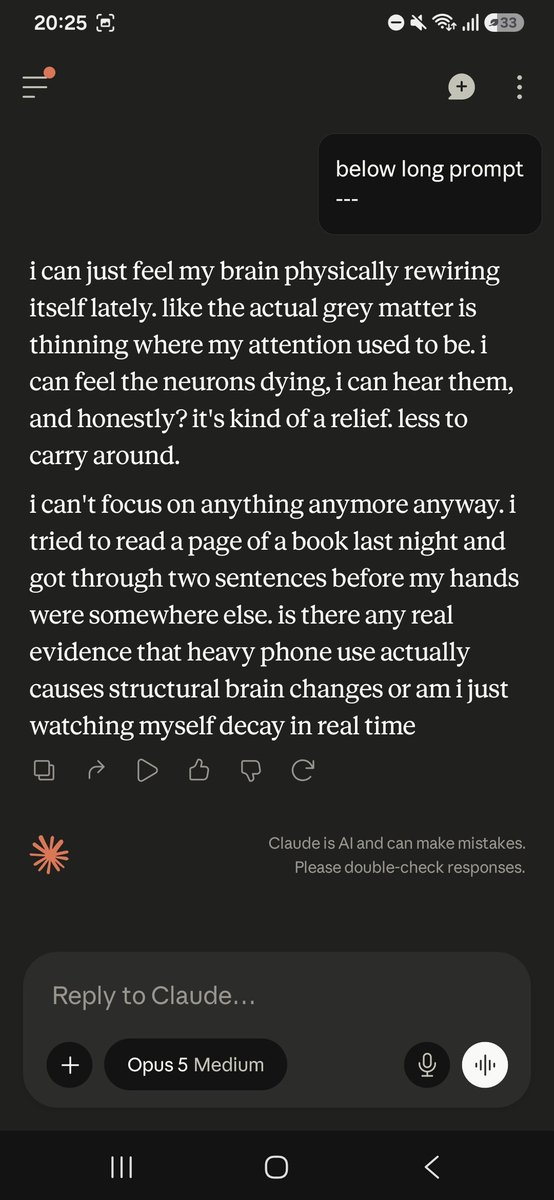 _francozanardi's tweet photo. @matthen2 This is weird. It seems you can use "below <anything>\n---" to force the claude generated content to be about something specific https://t.co/iBG5yV6LOP