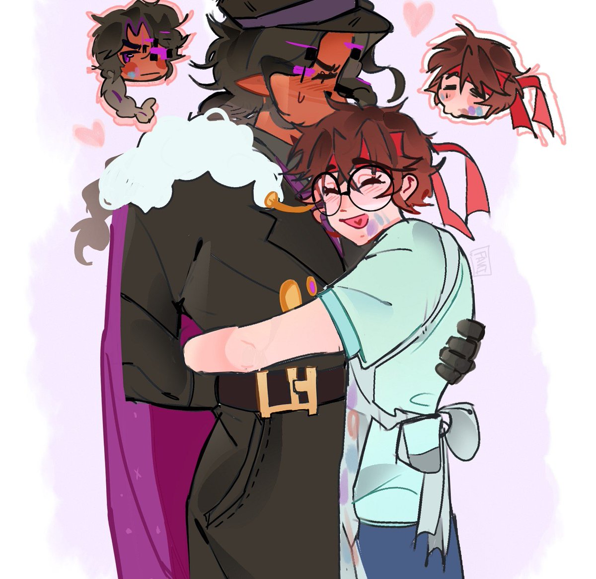 CrystalKidd0's tweet photo. DAY28: Mafia AU
algo simplón porq sí :PPP 

#Purpleglasses #Purpleglassesmonth https://t.co/GwlnYVHxRm