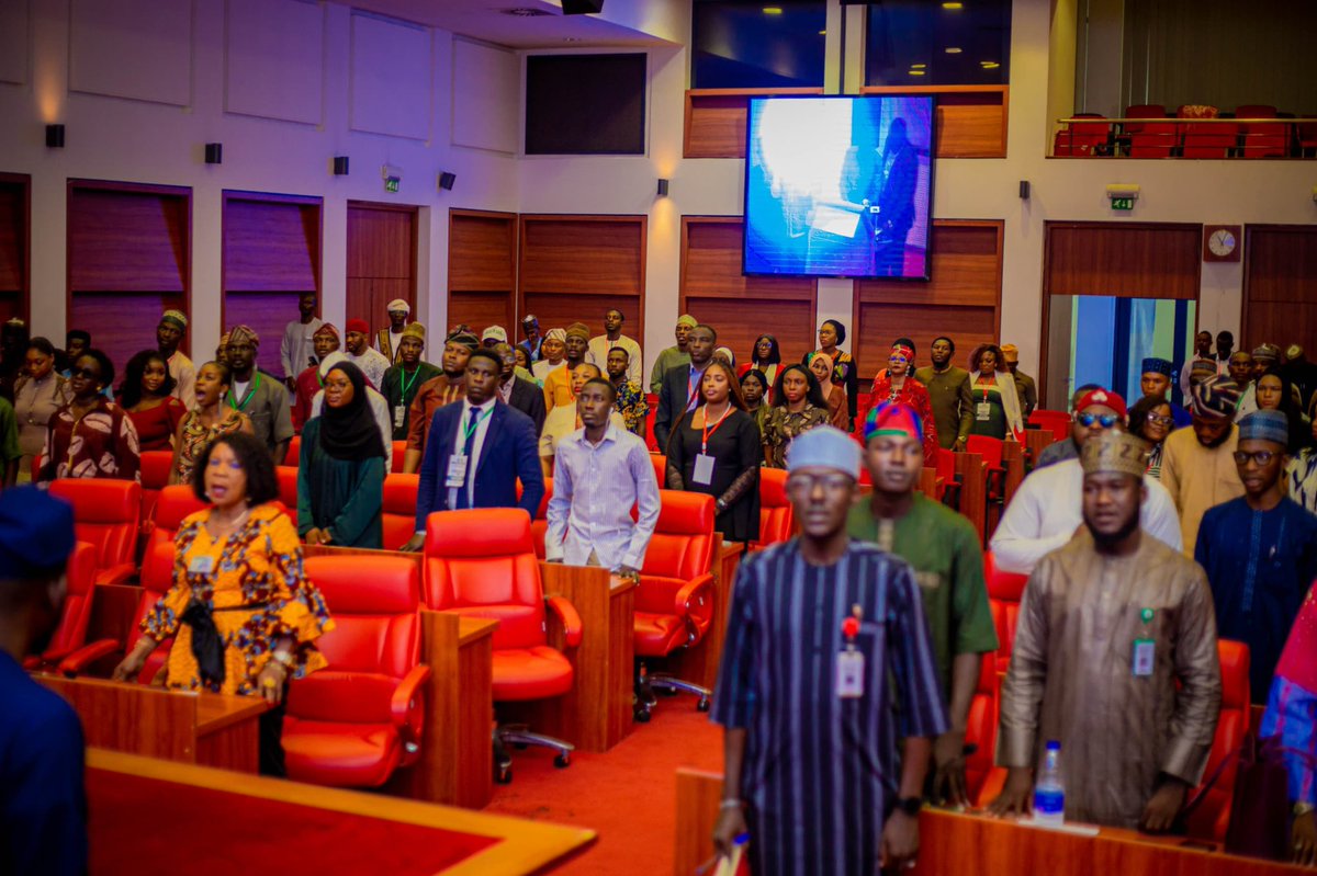 Official_NYP1's tweet photo. Moments from the commemoration of the International Day of Parliamentarism 2026.

A day of meaningful conversations, collaboration, and renewed commitment to strengthening democratic institutions through youth participation.

#IDP2026 #NigerianYouthParliament #YouthInGovernance https://t.co/4oREPusQsM