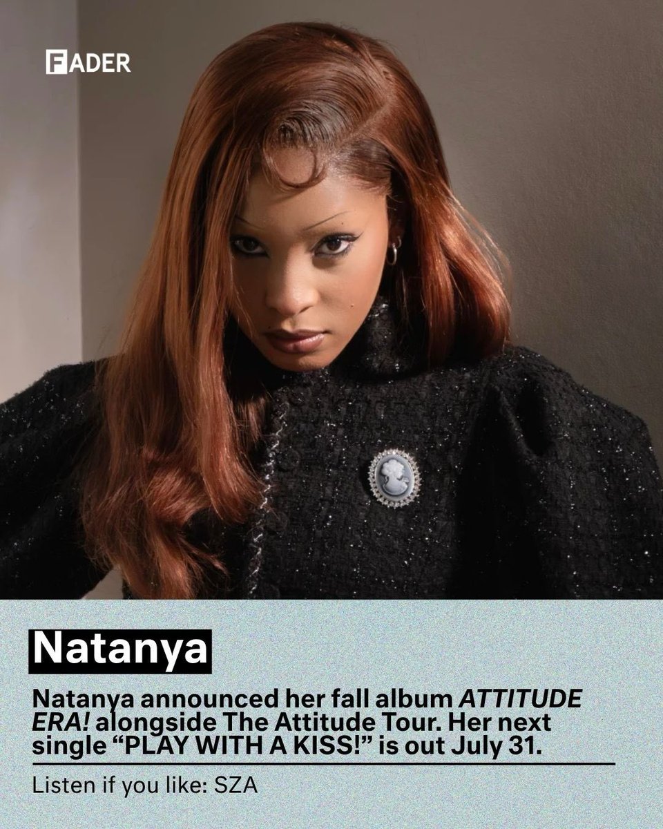 updatesnatanya's tweet photo. the fader lists natanya among the new class of black pop girls that have never been busier 🐈‍⬛ https://t.co/WYMX6yaI84