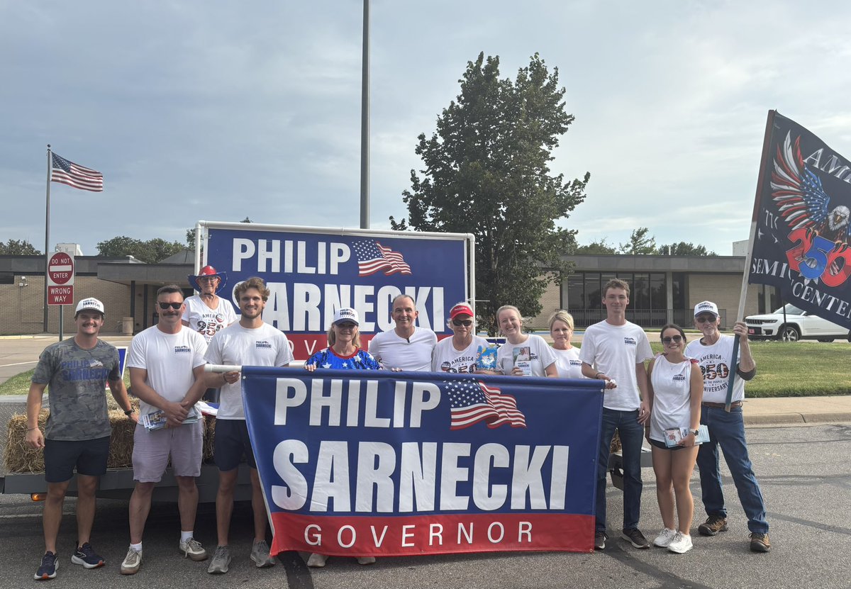 Philip_Sarnecki's tweet photo. Getting ready for the Tri Rivers Fair parade in Salina! Let’s go! https://t.co/7WbbTraYab
