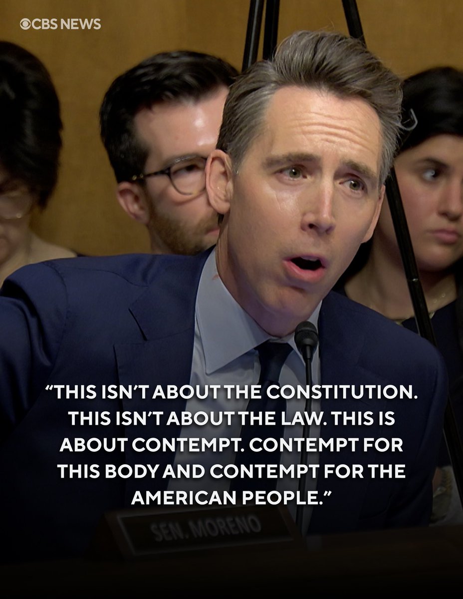 CBSNews's tweet photo. Dr. Anthony Fauci invoked his Fifth Amendment rights to every question Sen. Josh Hawley (R-MO) asked him during his Senate testimony on Wednesday.

"This isn't about the Constitution, this isn't about the law, this is about contempt," Hawley said. "Contempt for this body and contempt for the American people."

One of Fauci’s attorneys, who was removed from the hearing, told reporters, “Dr. Fauci has a valid Fifth Amendment privilege, and he has the right to assert it.”
