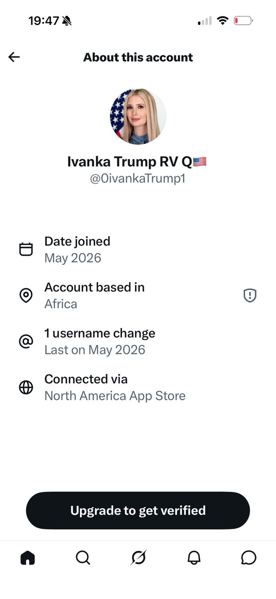 CPWinters's tweet photo. @0ivankaTrump1 Because Ivanka is From AFRICA?  lol..  Fucking Dumb MAGA…. https://t.co/Q8vze510Jj