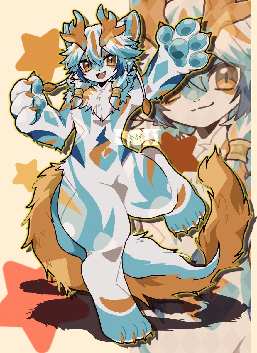 RSN_07's tweet photo. commission🐾
ありがとうございました！！ https://t.co/7xzthFpvzy