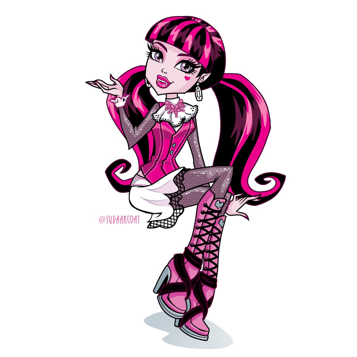 sugaarcoat1's tweet photo. New artworks I made!!! 🦇💜
 (I tried to inspired by @mistyxxart again) #monterhigh https://t.co/tTn1bmXE0a